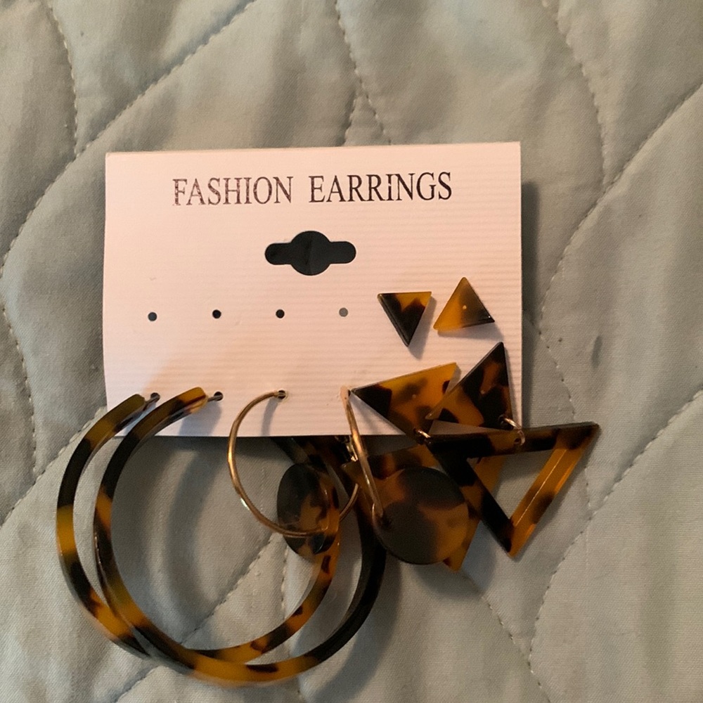 Tortoise Earrings